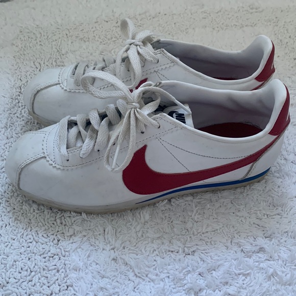 Nike Cortez red white and blue gently used - Picture 1 of 4